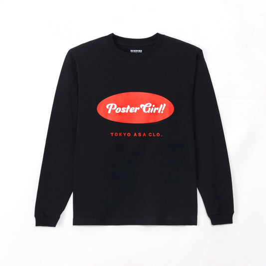 "Poster Girl!" グラフィック長袖Tシャツ