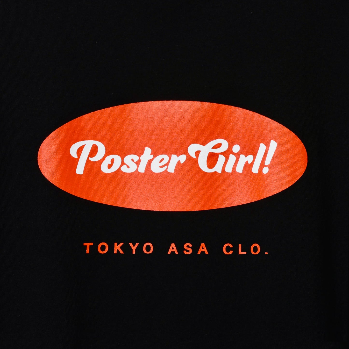"Poster Girl!" グラフィック長袖Tシャツ