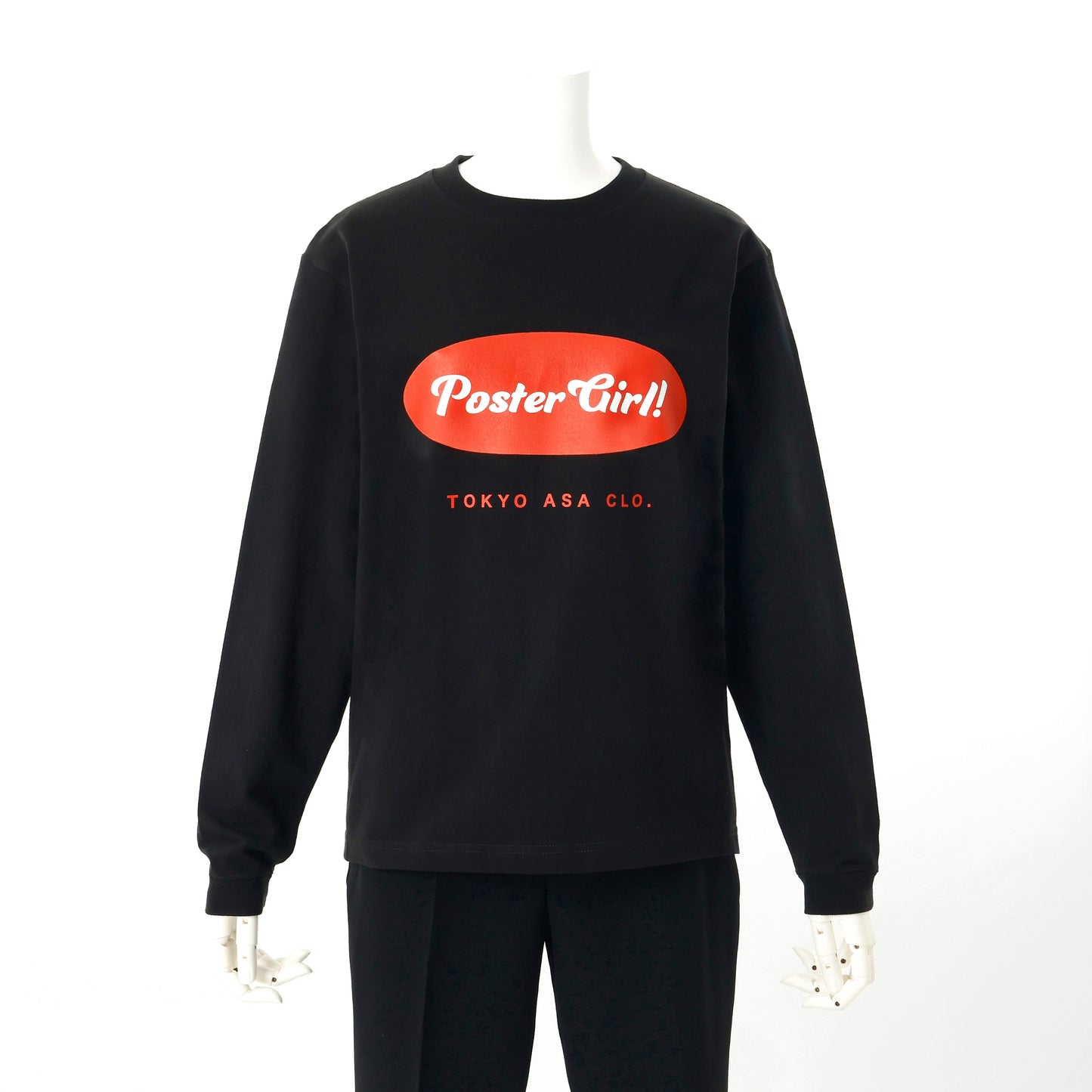 "Poster Girl!" グラフィック長袖Tシャツ
